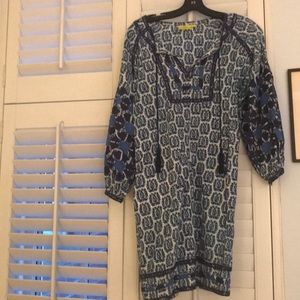 Roberta Roller Rabbit tunic dress with embroider